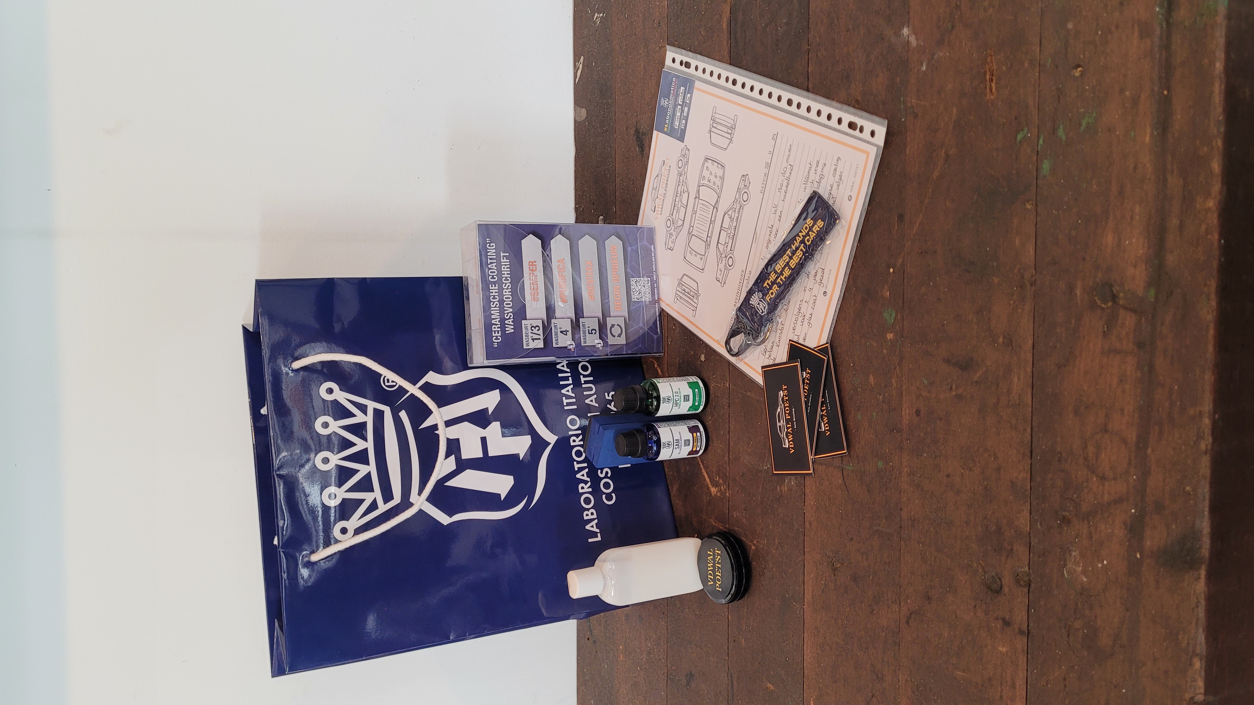 Goodiebag vdWal Poetst auto detailing
